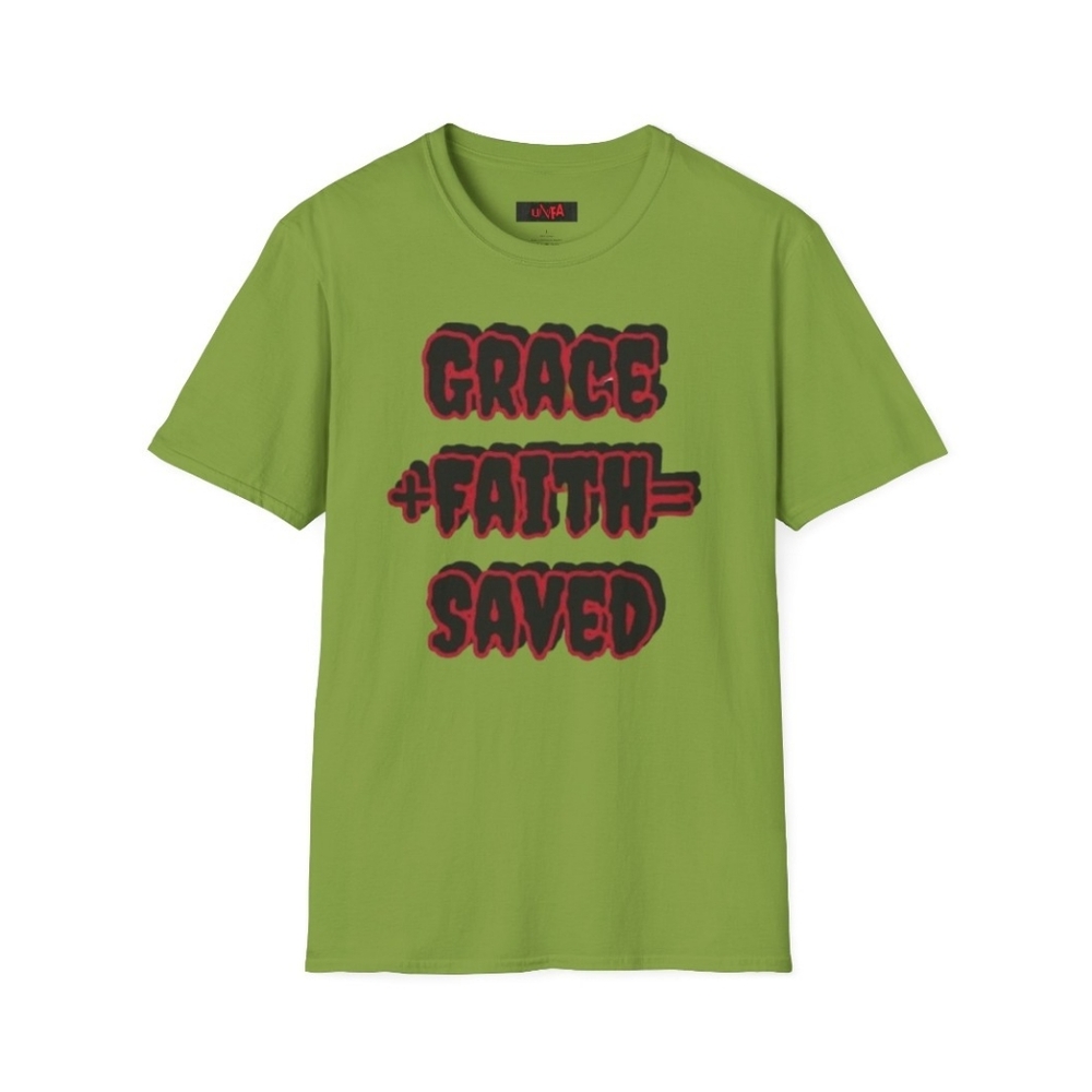 Saved By Grace Unisex Softstyle Tee